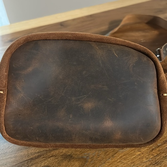 Taba High Quality Suede Cowhide Leather Purse NEW - Picture 10 of 10